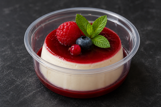🍓 Individuele Panna Cotta Frutti Rossi
